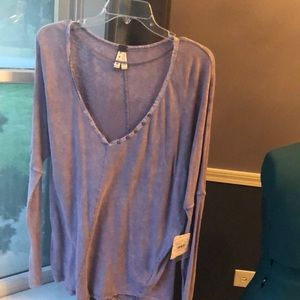 Free People Long Sleeve V neck